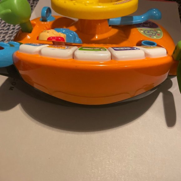 VTech Red Turn and Learn Driver Steering Wheel Driving Toy Lights Sounds - Picture 4 of 5